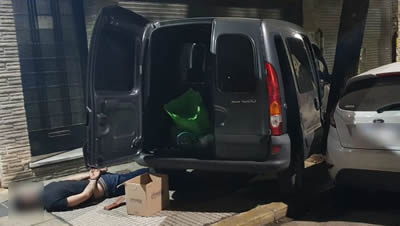 camioneta robada en Almagro