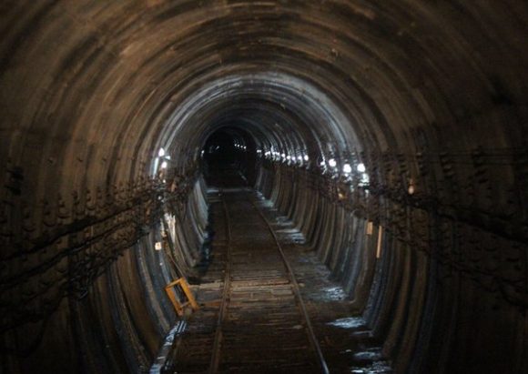 interior del tunel