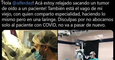 Medicos responden al presidente