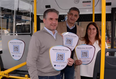 Codigos QR seguridad en colectivos