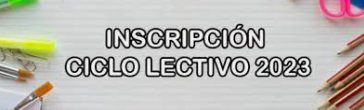 Inscripcion ciclo lectivo