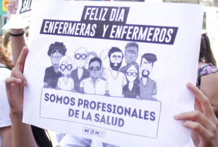 protesta de enfermeros