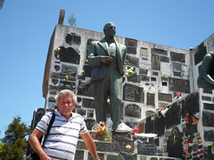 Sepulcro de Carlos Gardel en Cementerio de Chacarita