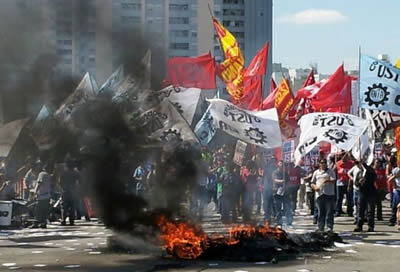 Piquetes en Buenos Aires