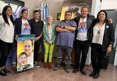 Homenaje al abuelo de Lucio Dupuy