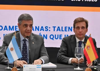 Macri con alcaldo de Madrid